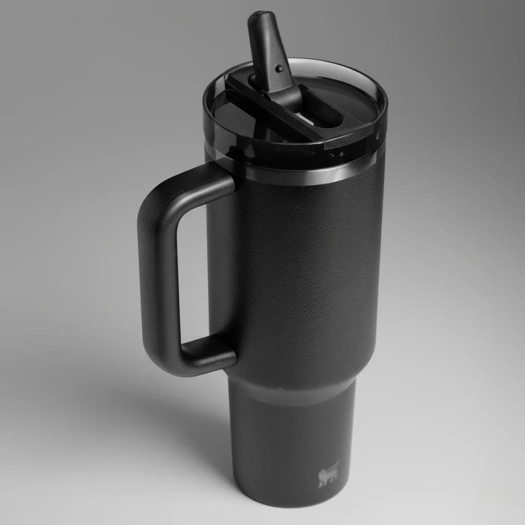 Stanley 1200ML Tumbler Black Flip Straw