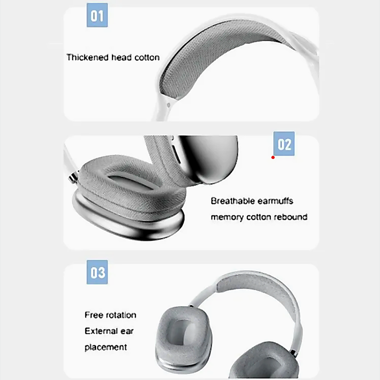 P9 Headphone Wireless Bluetooth